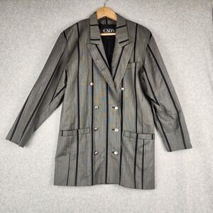 Vtg 80s 90s Escada by Margaretha Ley Womens 36 Blazer Wool Double Breasted...